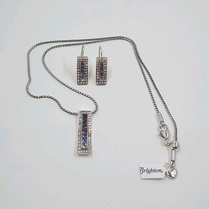 Brighton Spectrum Noble Crystal Pandit and Earring